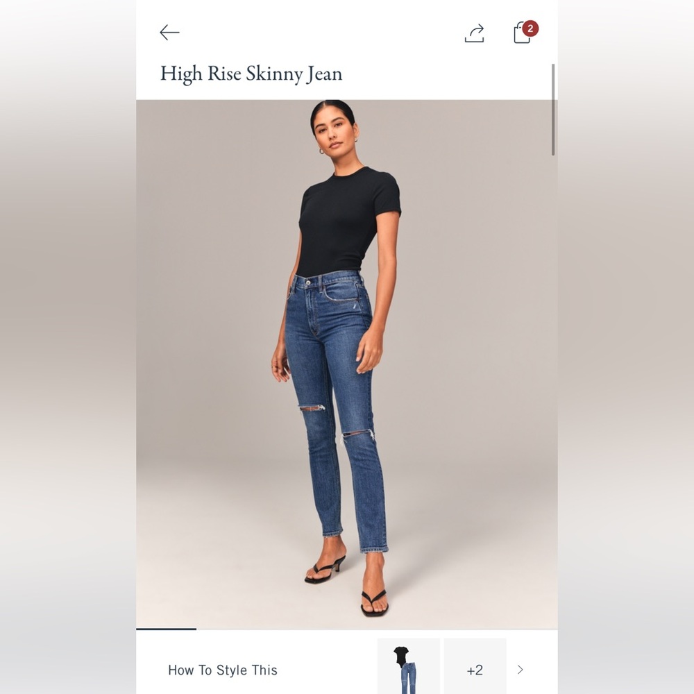 Curve Love High Rise Skinny Jeans